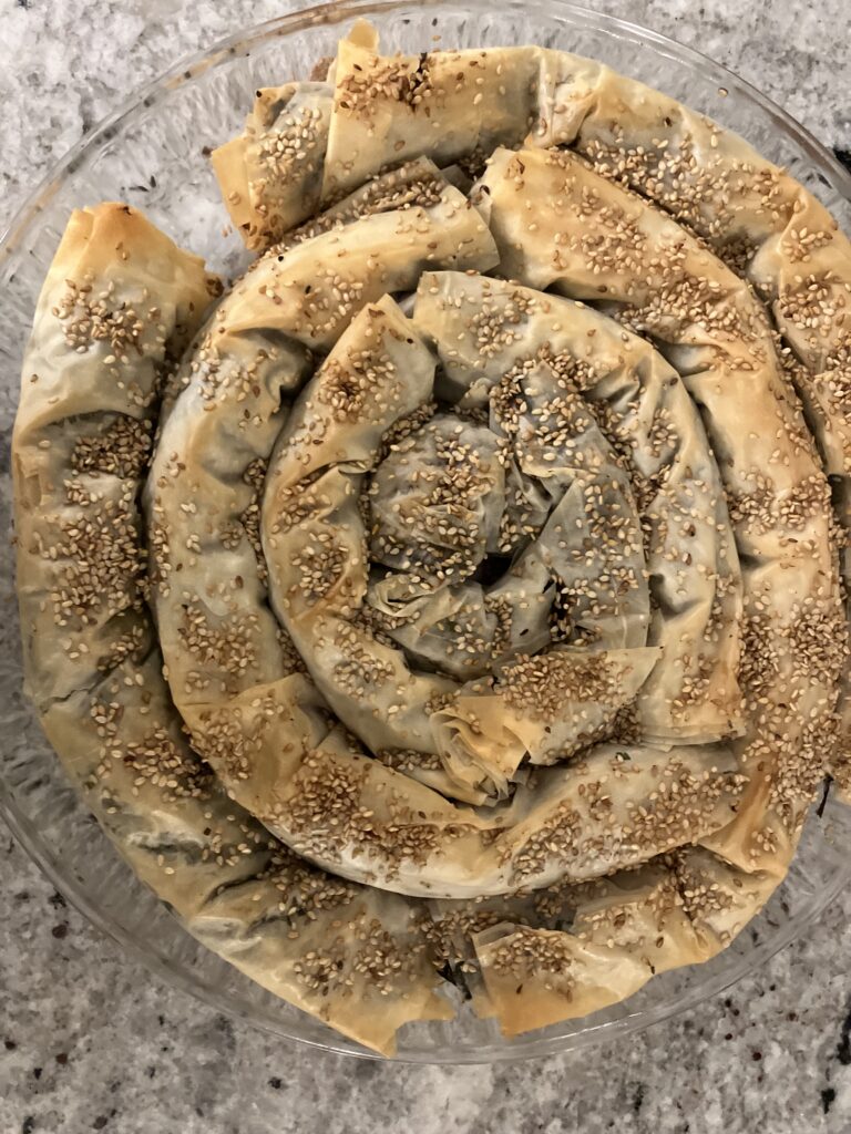 spanakopita fait maison cuisine à domicile Marseille