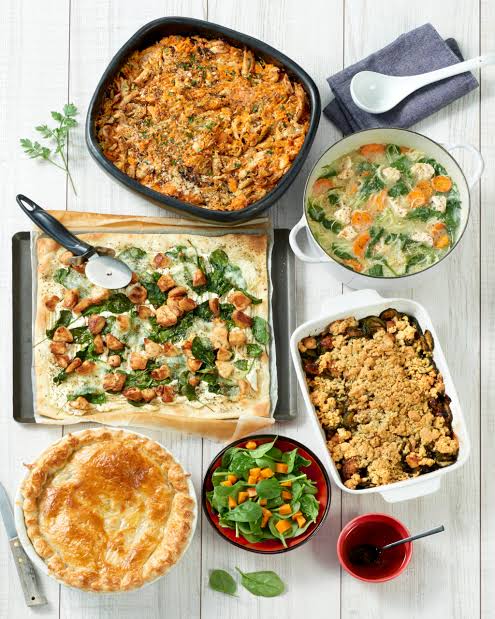 Plats faits maison préparés par Atelier Sauge lors d'une séance de batch cooking à domicile à Marseille