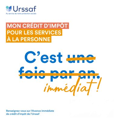 avance immediate credit impot cuisne domicile